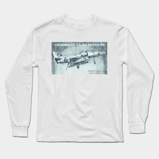 2-Sided TA-4J Skyhawk Long Sleeve T-Shirt